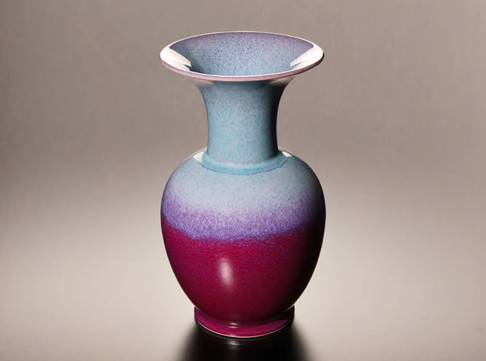 紫紅鈞窯花器